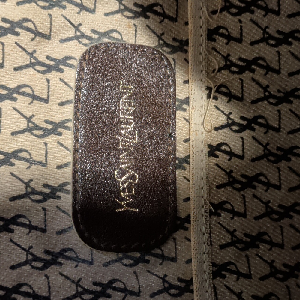 YSL Brown Quilted Leather Shoulder Bag - Picture 8 of 11